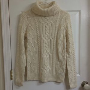 Ralph Lauren cream colored turtleneck sweater