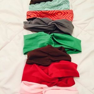 8 headbands all new but one
