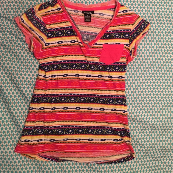 Colorful tribal shirt