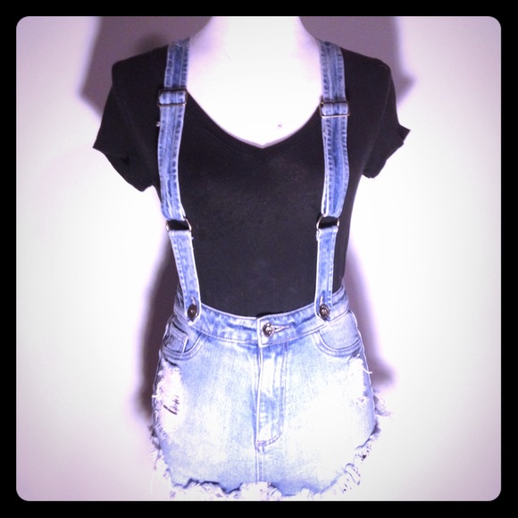 High waisted shorts overall