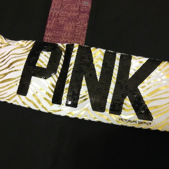 Pink VS Bling Yoga Pants size Medium - Picture 2 of 3