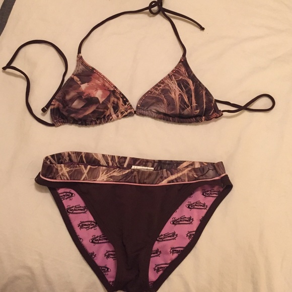 Real Tree Other - ‼️Last Chance‼️ Real Tree Pink Studded Bikini