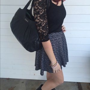 Coach black Lexi soft leather tote