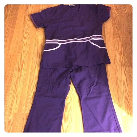 Purple Scrub Set
