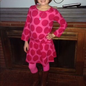 Girls cotton Valentine dress size 10