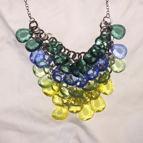 **2 Necklaces!!! Chandelier Jeweled Necklace Duo!!