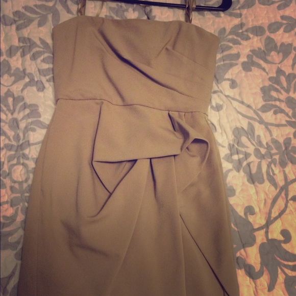 Bebe khaki dress