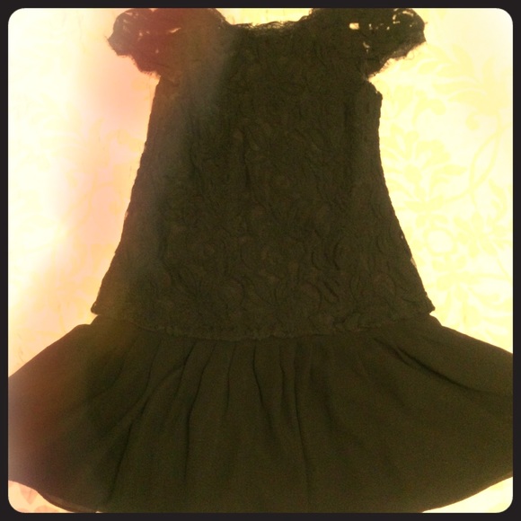 Bcbg lace top dress with sleeves
