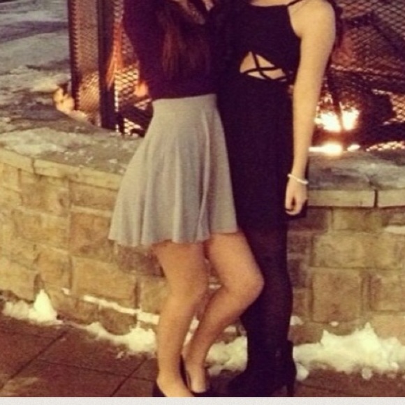 Black Cut Out Dress - Picture 4 of 4