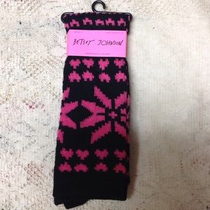 BETSEY JOHNSON over the knee tall socks