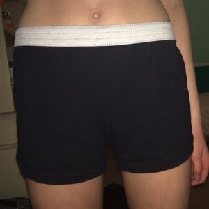 black soffe shorts / youth large