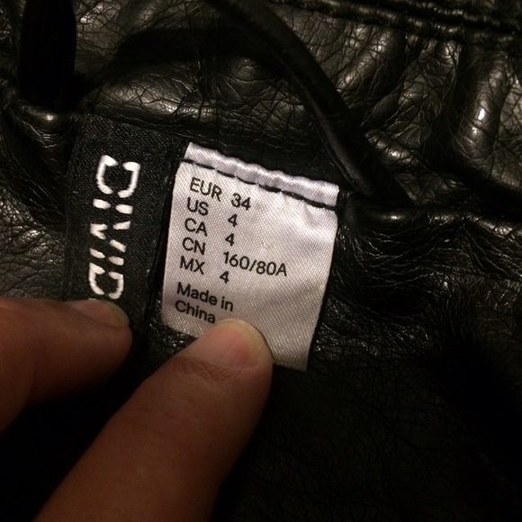 New H&M faux leather jacket - Picture 3 of 4