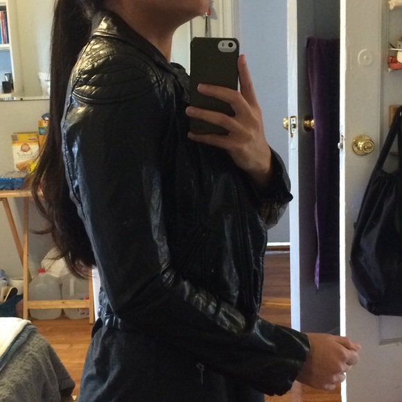 New H&M faux leather jacket - Picture 4 of 4