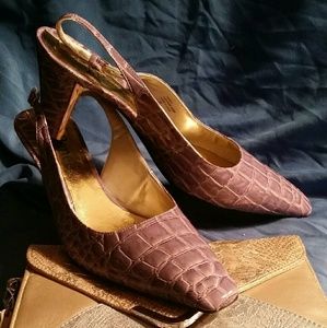 J. Renee' Lilac Tandra Slingback Pump