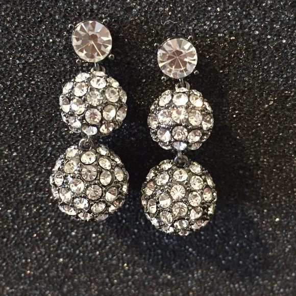 Jessica Simpson Pave Drop Earrings