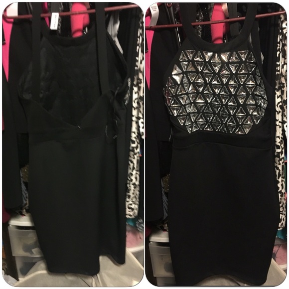 Sexy black dress