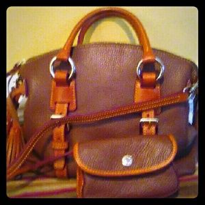 Dooney and Bourke Satchel w wristlet- REDUCED $30