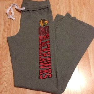 Grey Blackhawks Sweatpants!