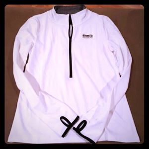 NWT L Victoria secret PINK ultimate 1/2 zip yoga