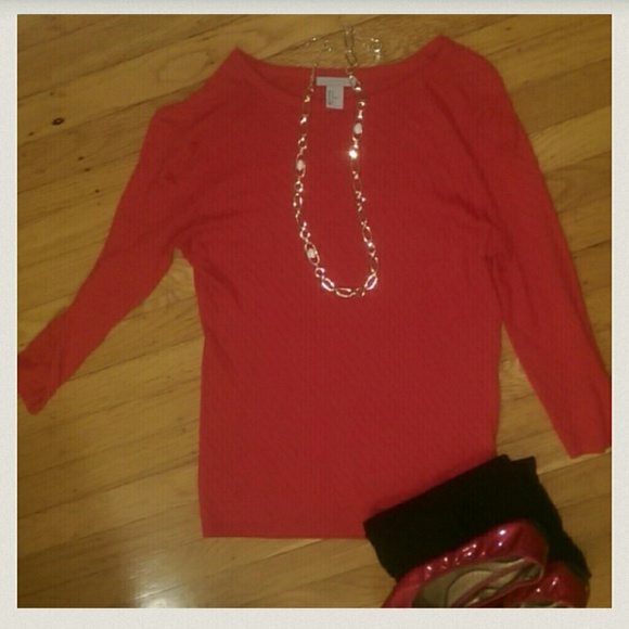 H&M - Red Soft and Comfy Sweater
