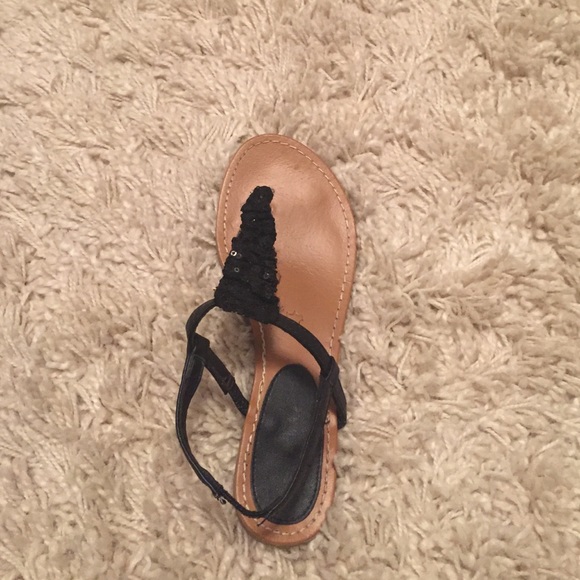 Black Strappy Sandals