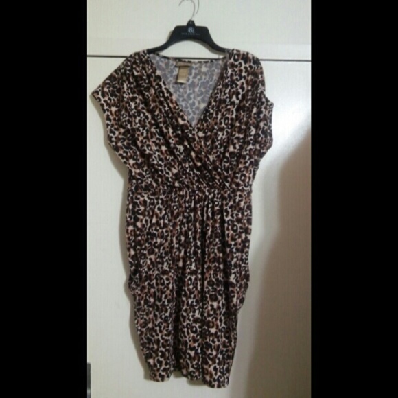 Leopard print dress