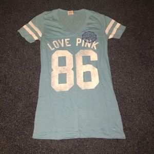 PINK by Victoria's Secrete Blue Tshirt