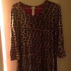 Soft leopard print night gown!