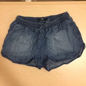 7 For All Mankind jogger shorts