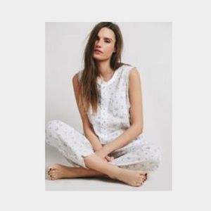 Free People Cutout Pajama Set