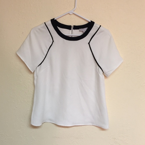 1.STATE shirt with black piping