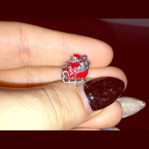 Special edition Santa authentic red Pandora bead