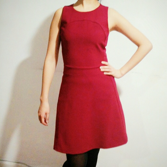 *MADEWELL* Sleeve Less Adore Red Dress - Picture 3 of 3