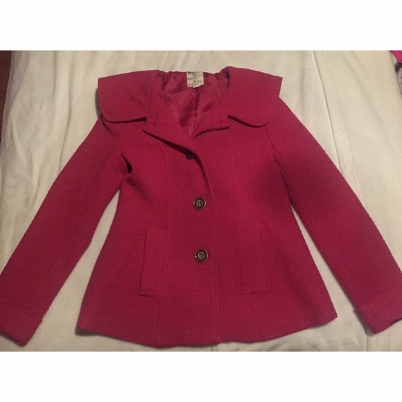 Cute pink winter coat
