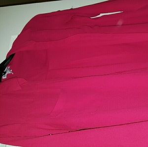Pink Express work blouse