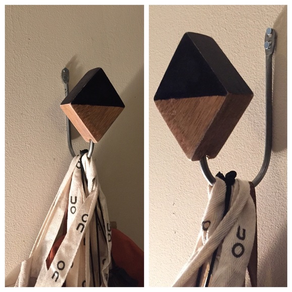404 Locust Geometric Half Painted Wall Hook