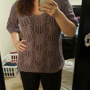Maurices Purple Sweater