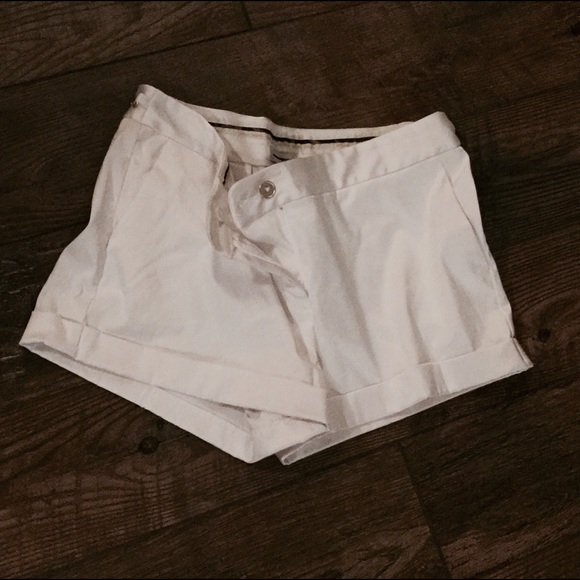 Express White Dress Shorts