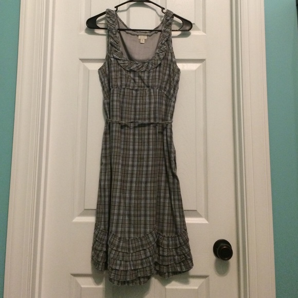 Plaid Sleeveless Dress NWOT