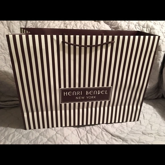Henri bendel shopping bag extra large