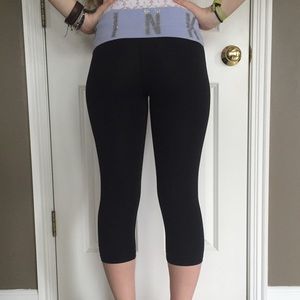 Pink brand cropped leggings