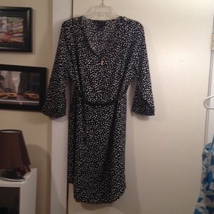 Lane Bryant polka dotted dress