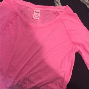 Victoria's Secret pink long sleeve shirt