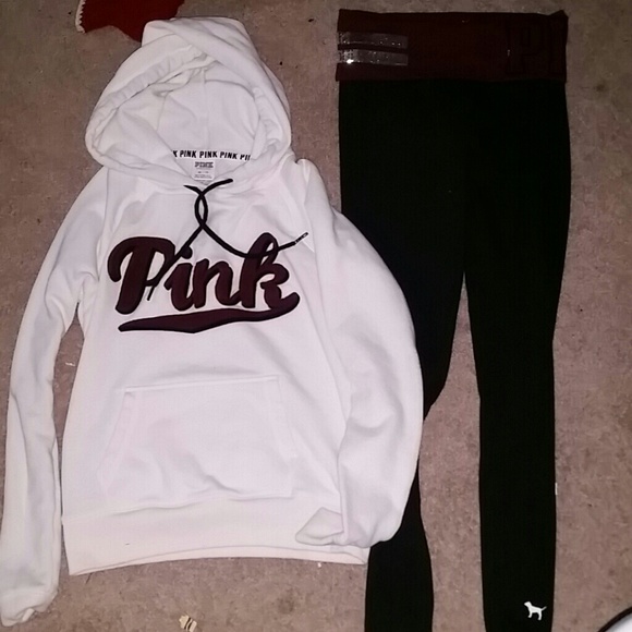 PINK Victoria's Secret Sweaters - ON HOLD NOT FOR SALEVS PINK hoodie & legging set