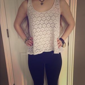 Wet seal brand lace tank top