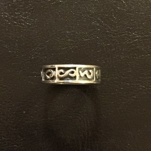 Unisex Sterling silver ring
