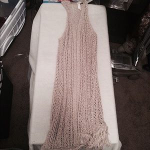 Cardigan type cover up