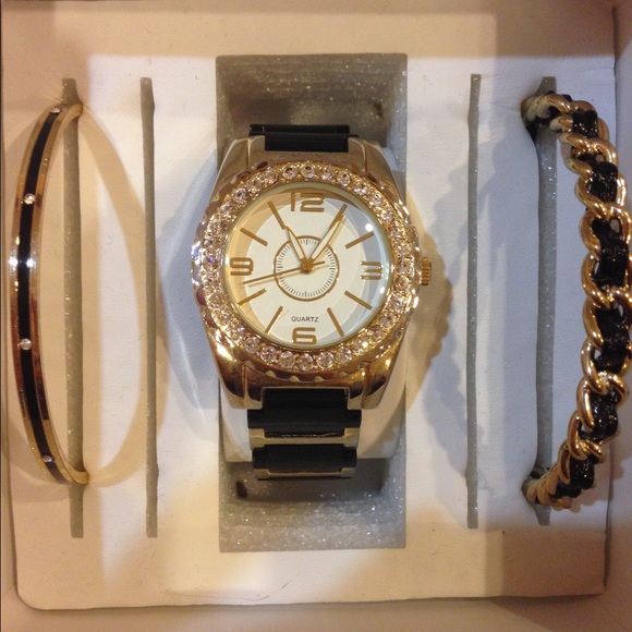 Stainless steel watch in original box