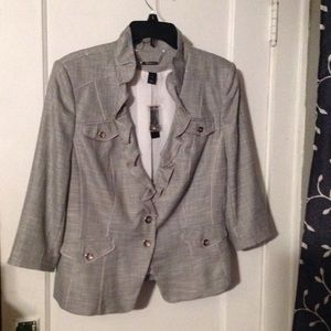 White House black market quarter sleeved blazer