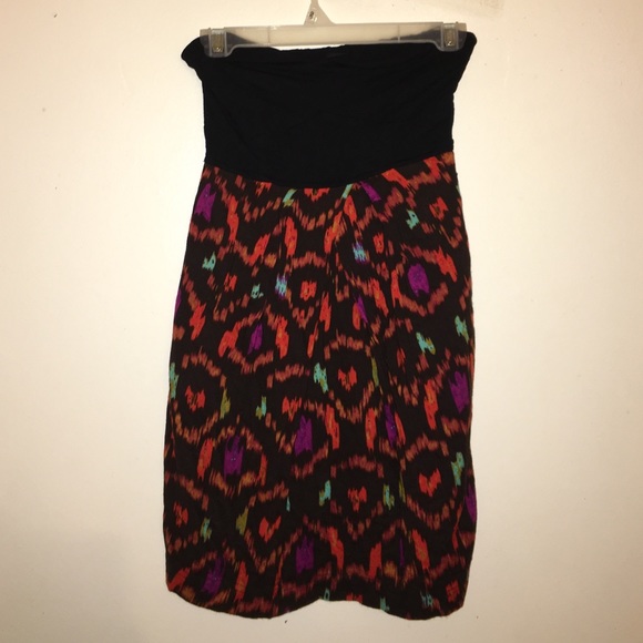 Strapless dress